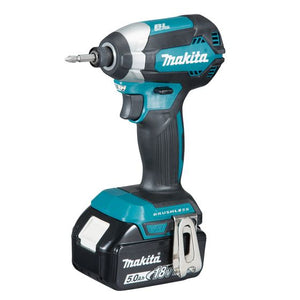 MAKITA DLX2180TJ 18V BRUSHLESS TWIN KIT DHP484 COMBI DRILL & DTD153 IMPACT DRIVER INC 2X 5.0AH BATTS - MonkeyTools