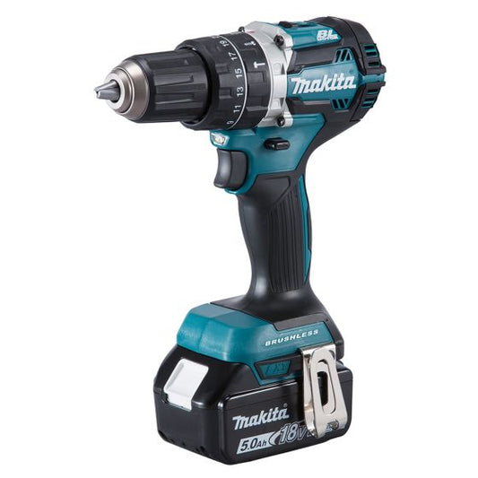 MAKITA DLX2180TJ 18V BRUSHLESS TWIN KIT DHP484 COMBI DRILL & DTD153 IMPACT DRIVER INC 2X 5.0AH BATTS - MonkeyTools