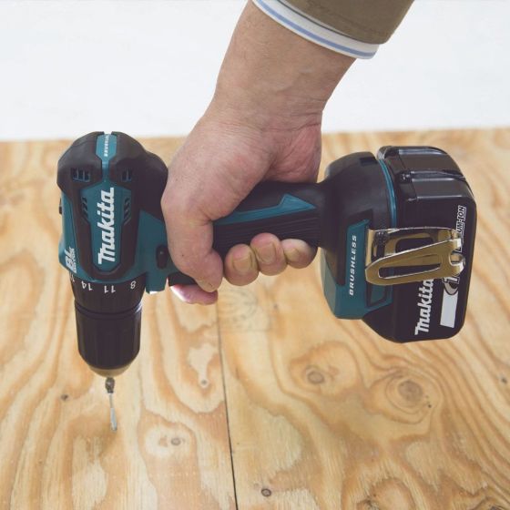 MAKITA DLX2221ST 18V BRUSHLESS TWIN KIT DHP483 COMBI + DTD155 IMPACT DRIVER INC 2X 5.0AH BATTS - MonkeyTools