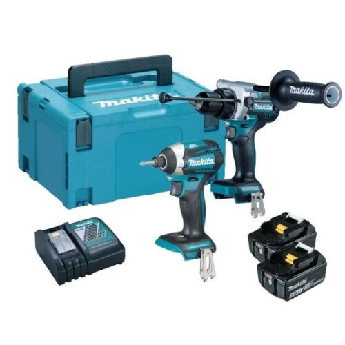 MAKITA DLX2412TJ 18V LXT TWIN KIT DHP486 COMBI DRILL & DTD154 IMPACT DRIVER INC - MonkeyTools