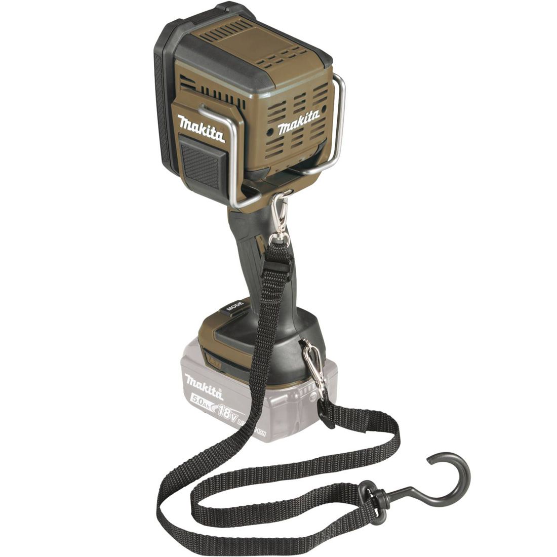 MAKITA DML812O 18V LXT CORDLESS LITHIUM-ION FLASHLIGHT BODY ONLY OLIVE GREEN - MonkeyTools