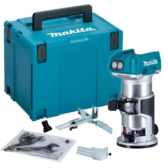 MAKITA DRT50ZJ 18V LXT 1/4" BRUSHLESS CORDLESS ROUTER BODY ONLY IN MAKPAC CASE - MonkeyTools