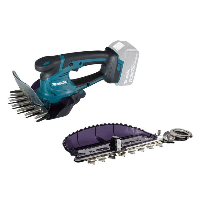 MAKITA DUM604ZX 18V LXT CORDLESS GRASS SHEARS BODY ONLY WITH HEDGE TRIMMER BLADE - MonkeyTools