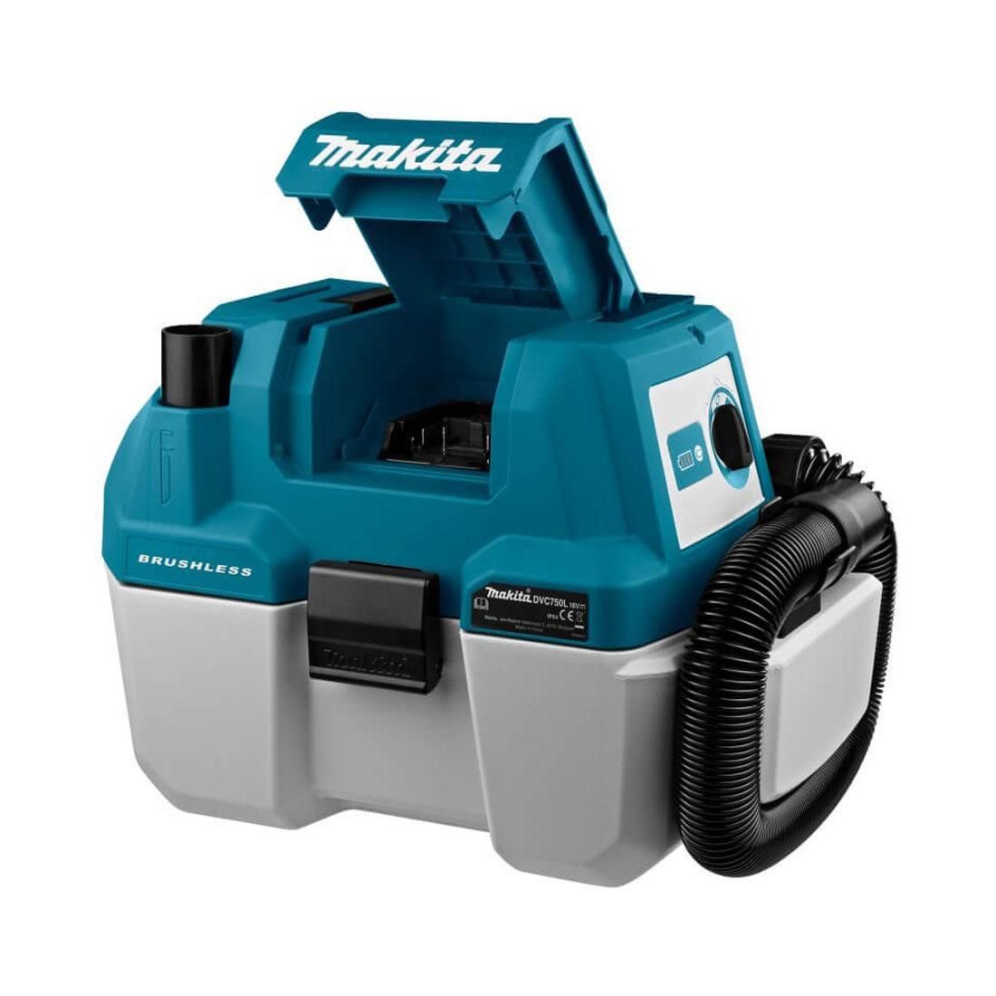 MAKITA DVC750LZ 18V LXT BL 7.5L L-CLASS WET/DRY VACUUM CLEANER BODY ONLY - MonkeyTools