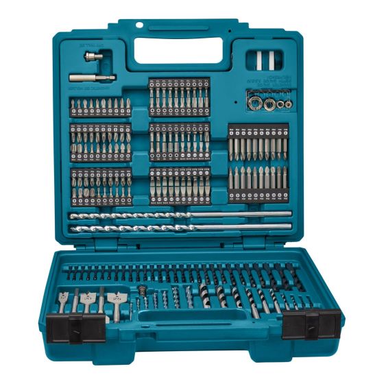 MAKITA E-11689 DRILLING & SCREWING BIT SET IN CARRY CASE X256 PCS - MonkeyTools