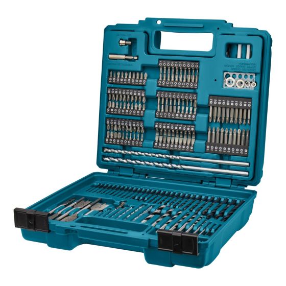 MAKITA E-11689 DRILLING & SCREWING BIT SET IN CARRY CASE X256 PCS - MonkeyTools