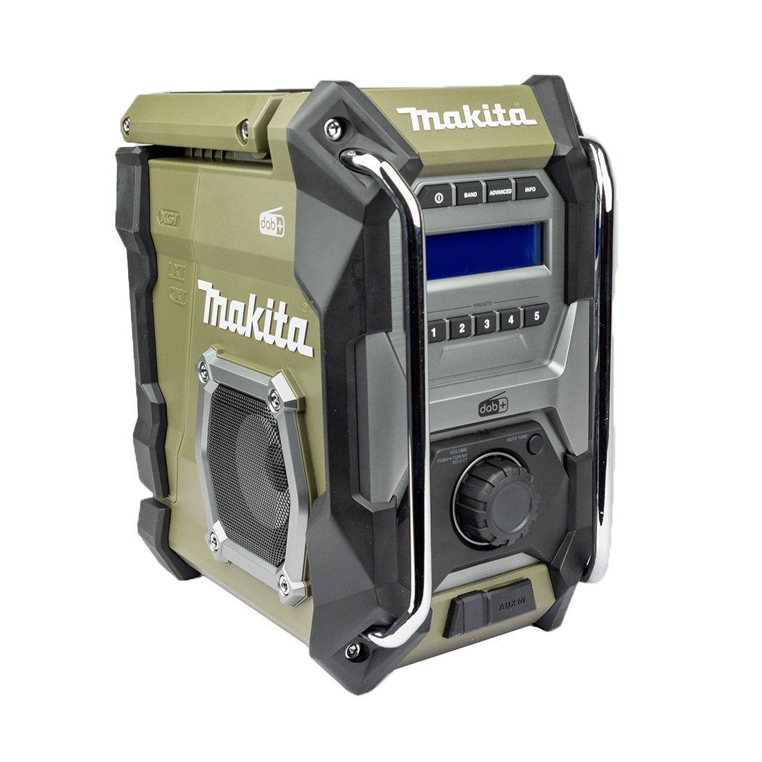 MAKITA MR003GZ02 12V/14.4V/18V/40V MAX XGT, LXT & CXT DAB+ DIGITAL JOB SITE RADIO BODY ONLY OLIVE GREEN - MonkeyTools