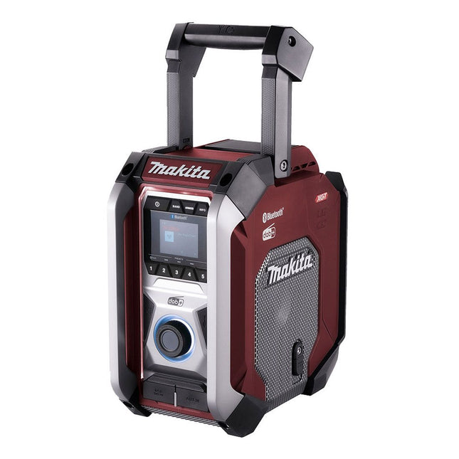 MAKITA MR007GZ02 12V/14.4V/18V/40V BLUETOOTH DAB/DAB+ DIGITAL RADIO RED BODY ONLY - MonkeyTools