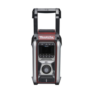 MAKITA MR007GZ02 12V/14.4V/18V/40V BLUETOOTH DAB/DAB+ DIGITAL RADIO RED BODY ONLY - MonkeyTools