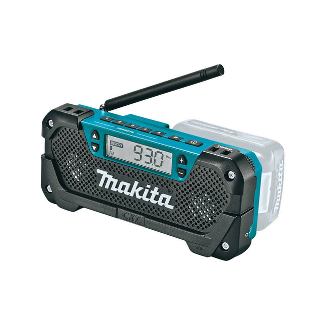 MAKITA MR052 12V MAX CXT SLIDE AM/FM COMPACT JOB SITE RADIO - MonkeyTools