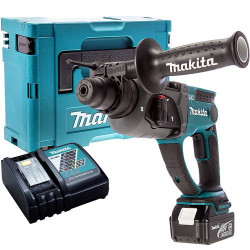 Makita DHR202Z 18V SDS+ Rotary Hammer Drill With 1 x 5.0Ah Battery Charger & Type 3 Case - MonkeyTools
