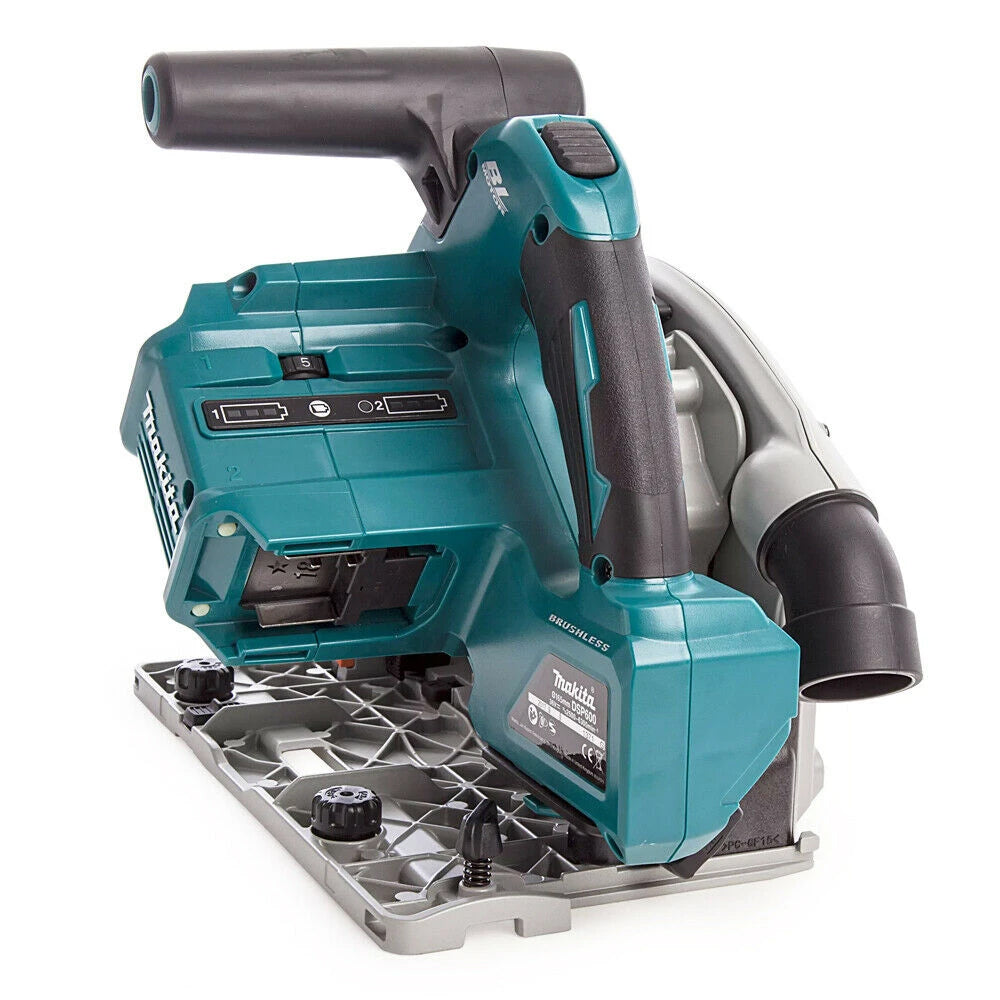 Makita DSP600ZJ 36V LXT Brushless 165mm Plunge Saw Body With Makpac Case - MonkeyTools