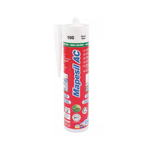 MAPEI MAPESIL SOLVENT-FREE SILICONE SEALANT WHITE 310ML - MonkeyTools