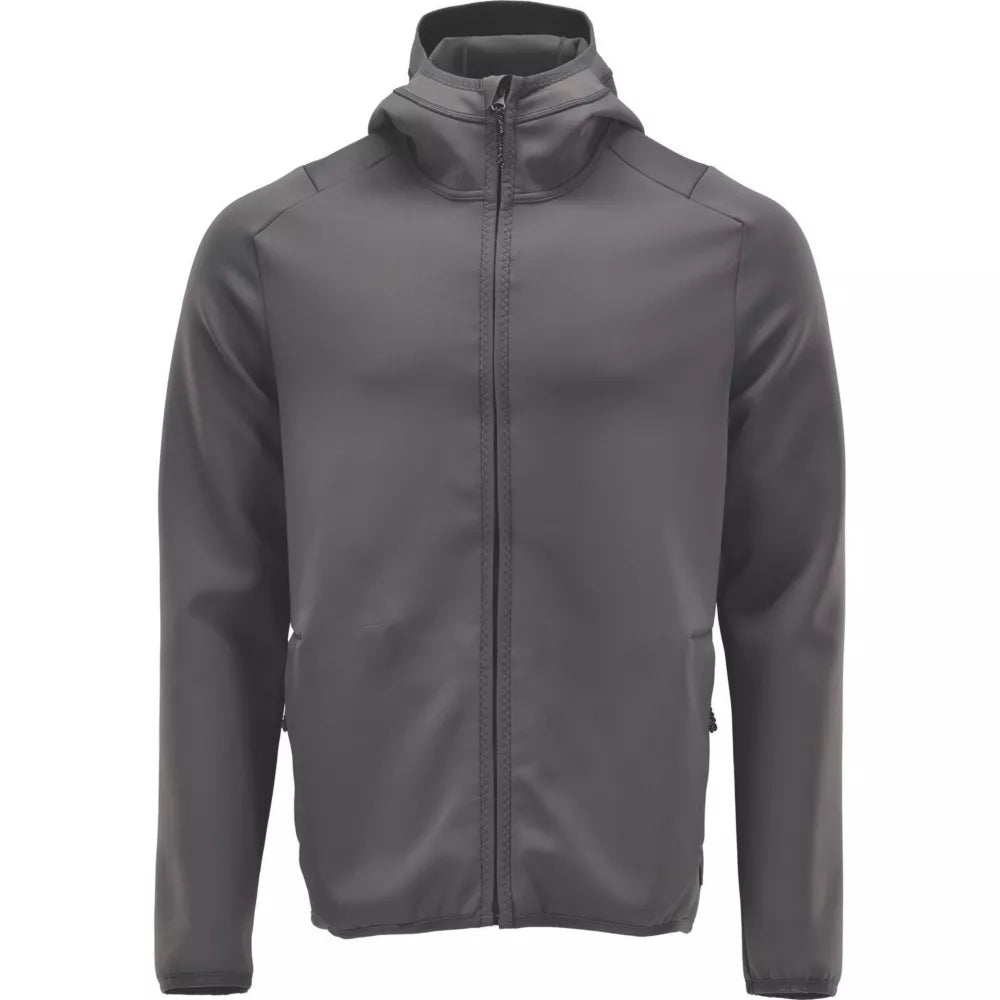 MASCOT CUSTOMIZED FLEECE HOODIE GREY LARGE 41" CHEST - MonkeyTools