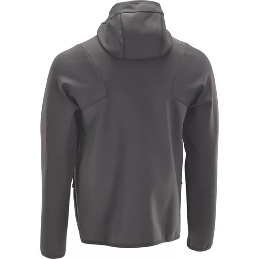 MASCOT CUSTOMIZED FLEECE HOODIE GREY MEDIUM 39.5" CHEST - MonkeyTools