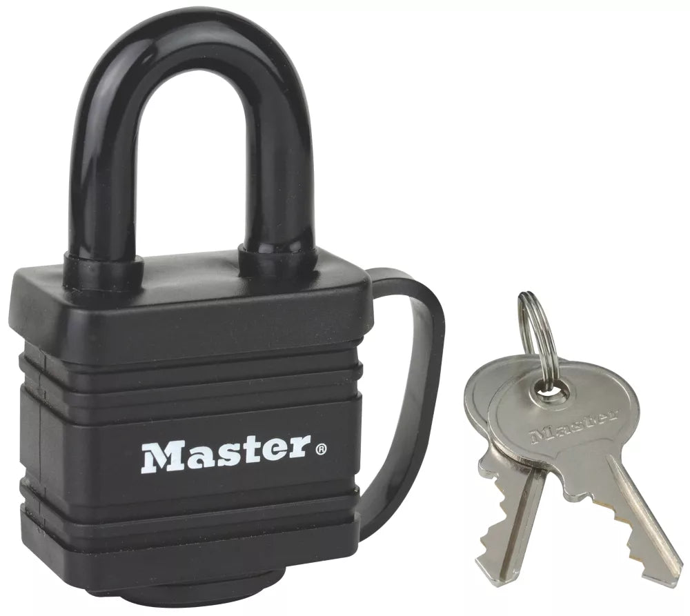 MASTER LOCK 7804EURD LAMINATED STEEL WEATHERPROOF PADLOCK 40MM - MonkeyTools