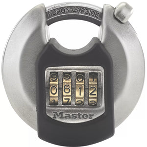 MASTER LOCK EXCELL WEATHERPROOF COMBINATION DISC PADLOCK SILVER 70MM - MonkeyTools