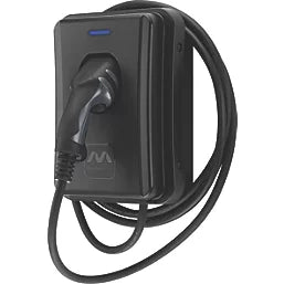 MASTERPLUG 1 PORT 7.4KW MODE 3 TYPE 2 SOCKET TETHERED SMART EV CHARGER WITH 5M CABLE BLACK - MonkeyTools
