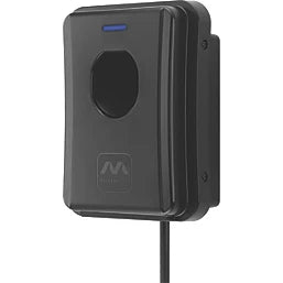 MASTERPLUG 1 PORT 7.4KW MODE 3 TYPE 2 SOCKET TETHERED SMART EV CHARGER WITH 5M CABLE BLACK - MonkeyTools