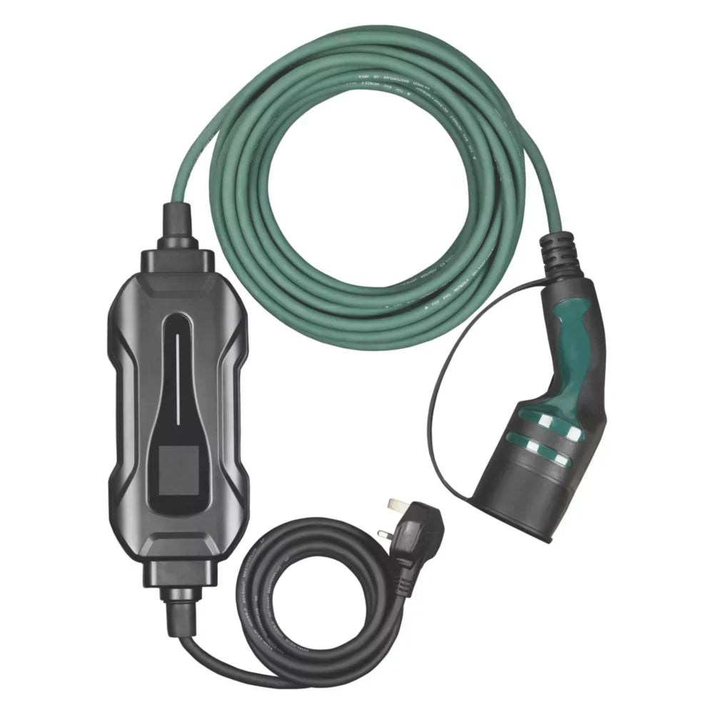MASTERPLUG 10A 2300W MODE 2 TYPE 2 PLUG ELECTRIC VEHICLE CHARGING CABLE 10M - MonkeyTools