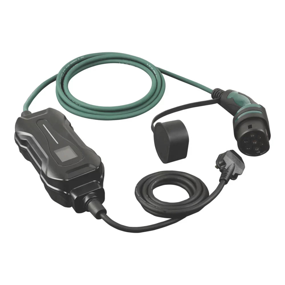 MASTERPLUG 10A 2300W MODE 2 TYPE 2 PLUG ELECTRIC VEHICLE CHARGING CABLE 5M - MonkeyTools
