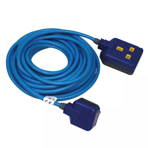 MASTERPLUG 13A 1-GANG UNSWITCHED EXTENSION LEAD 10M - MonkeyTools