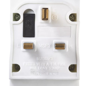 MASTERPLUG 13A FUSED 3-WAY PLUG ADAPTOR - MonkeyTools