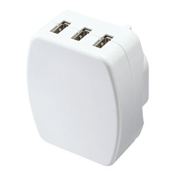 MASTERPLUG 3-OUTLET TYPE A PLUG-IN USB CHARGING PLUG ADAPTOR 3.4A - MonkeyTools