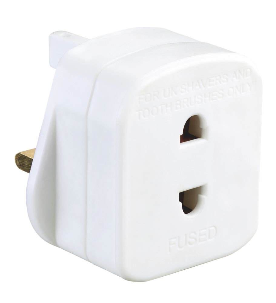 MASTERPLUG 3-PIN FUSED SHAVER ADAPTOR - MonkeyTools