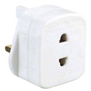 MASTERPLUG 3-PIN FUSED SHAVER ADAPTOR - MonkeyTools