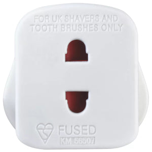 MASTERPLUG 3-PIN FUSED SHAVER ADAPTOR - MonkeyTools