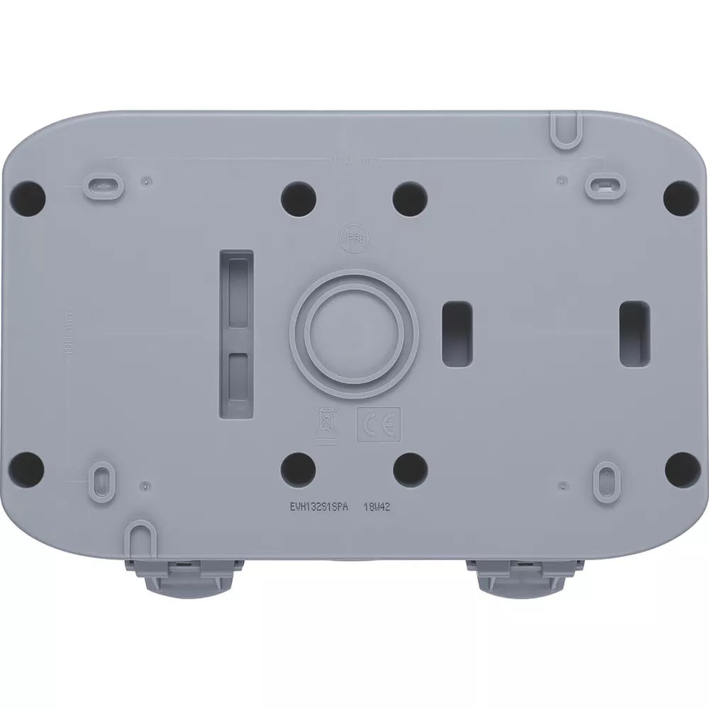 MASTERPLUG IP66 13A 1-GANG WEATHERPROOF OUTDOOR UNSWITCHED ACTIVE PLUG SOCKET WITH RCBO - MonkeyTools