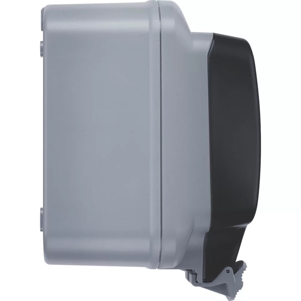 MASTERPLUG IP66 13A 1-GANG WEATHERPROOF OUTDOOR UNSWITCHED ACTIVE PLUG SOCKET WITH RCBO - MonkeyTools