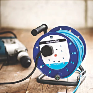 MASTERPLUG LDCT2513BQ/4-XD 13A 4-GANG 25M CABLE REEL 240V - MonkeyTools