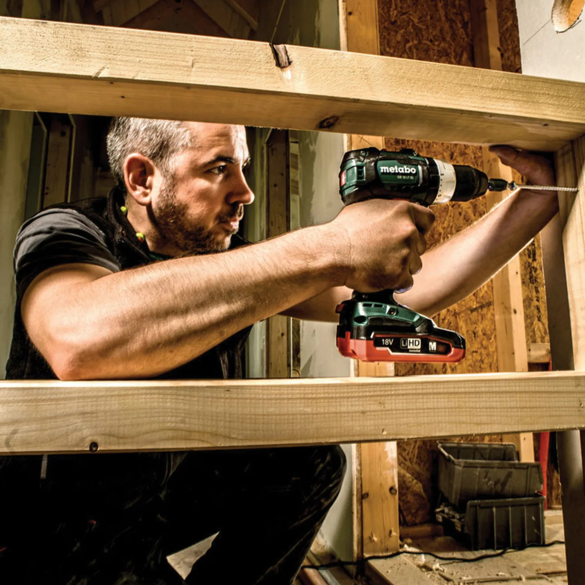 Metabo SB 18 LT BL 18V Brushless Combi Hammer Drill In Carry Case 602316840 - MonkeyTools