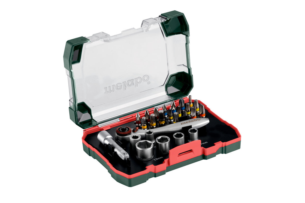 METABO 626701000 BIT BOX & RATCHET SET X26 PCS - MonkeyTools