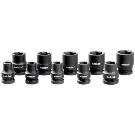 METABO 628831000 IMPACT-PROOF 1/2" SOCKET WRENCH SET X10 PCS - MonkeyTools