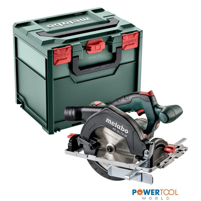 METABO KS 18 LTX 57 18V 165MM CIRCULAR SAW BODY ONLY IN METABOX CASE - MonkeyTools