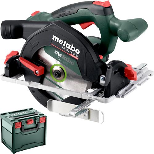 METABO KS 18 LTX 57 18V 165MM CIRCULAR SAW BODY ONLY IN METABOX CASE - MonkeyTools