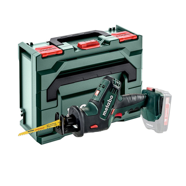 METABO SSE 18 LTX COMPACT SABRE SAW BODY ONLY IN METABOX 145 CARRY CASE - MonkeyTools