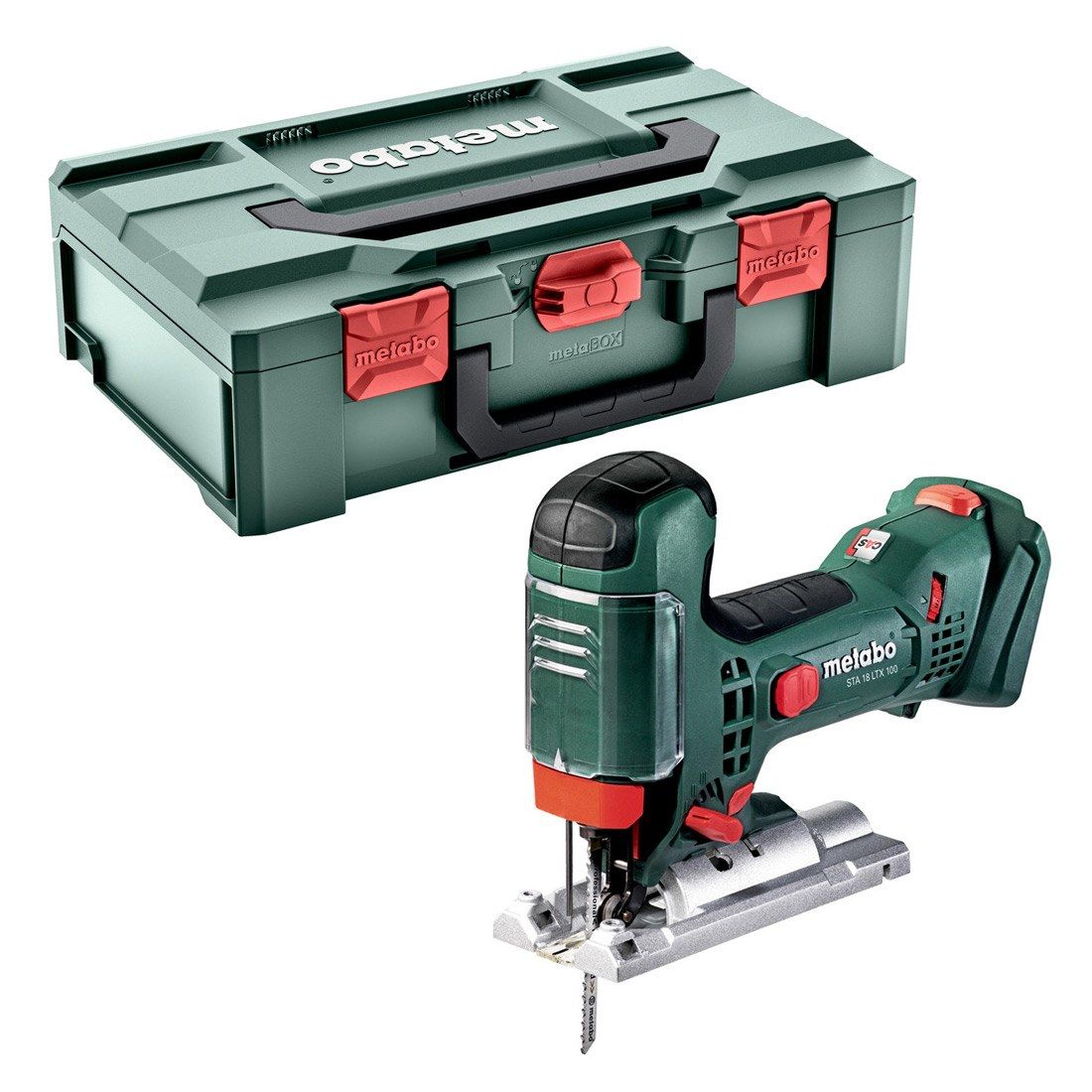 METABO STAB 18 LTX 100 CORDLESS JIGSAW BODY ONLY IN METABOX CASE - MonkeyTools