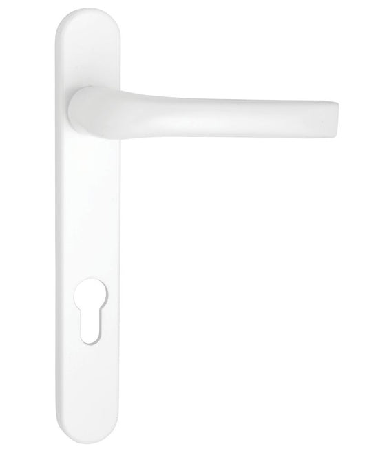 MILA PROLINEA TYPE A LEVER DOOR HANDLES PAIR WHITE - MonkeyTools
