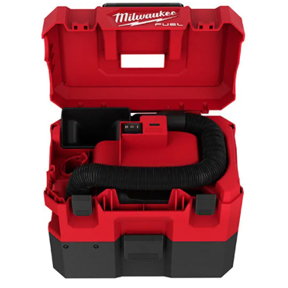 Milwaukee M12 FVCL-0 12V FUEL Brushless Wet & Dry Vacuum with 1 x 2.0Ah Battery Charger - MonkeyTools