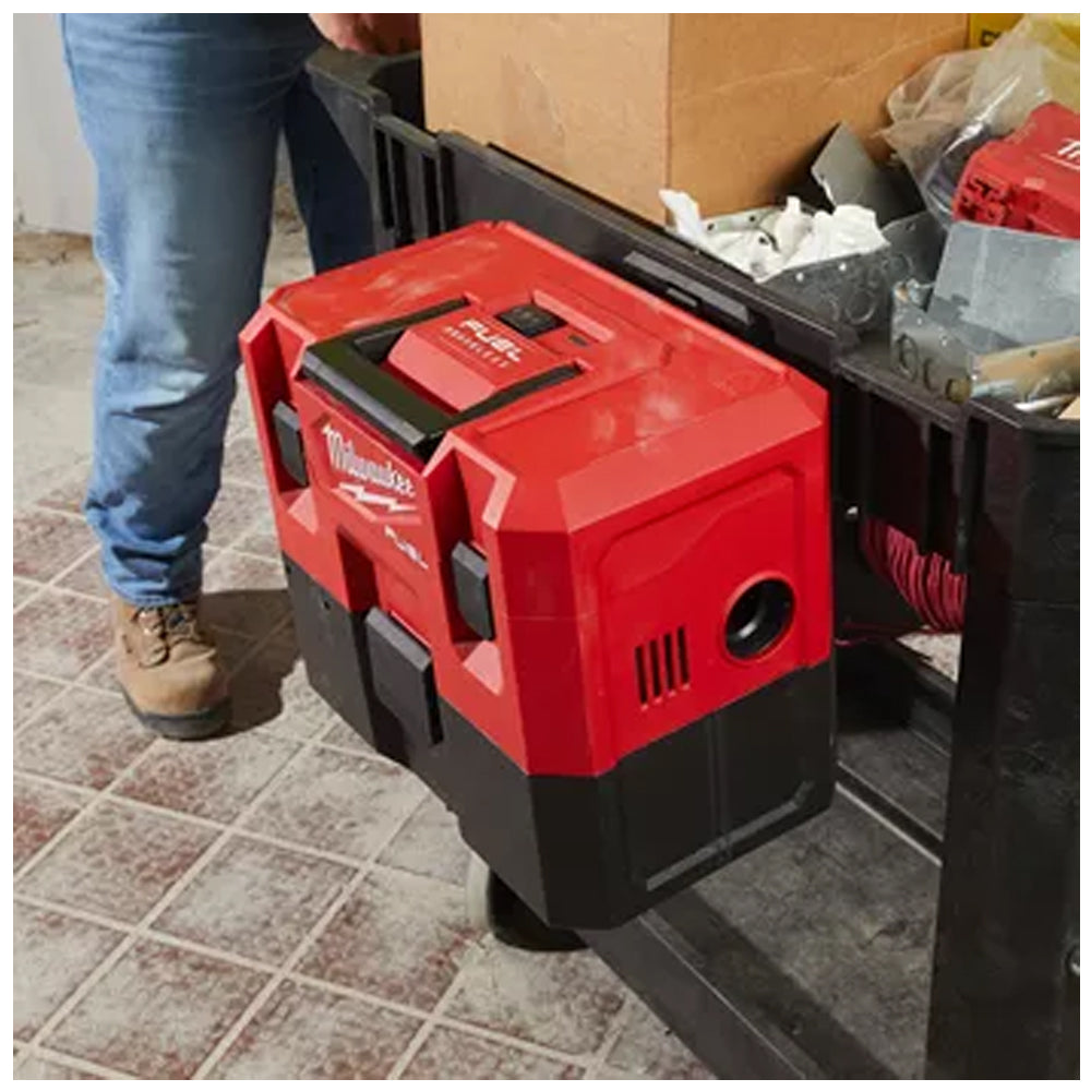 Milwaukee M12 FVCL-0 12V FUEL Brushless Wet & Dry Vacuum with 1 x 2.0Ah Battery Charger - MonkeyTools