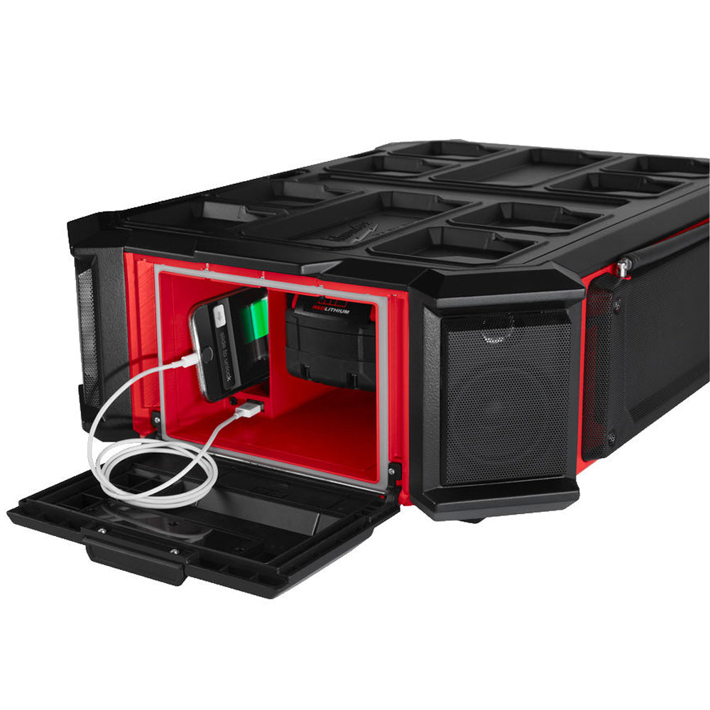 Milwaukee M18PRCDAB+ 18V AM/FM Packout Radio Body Only 4933472113 - MonkeyTools