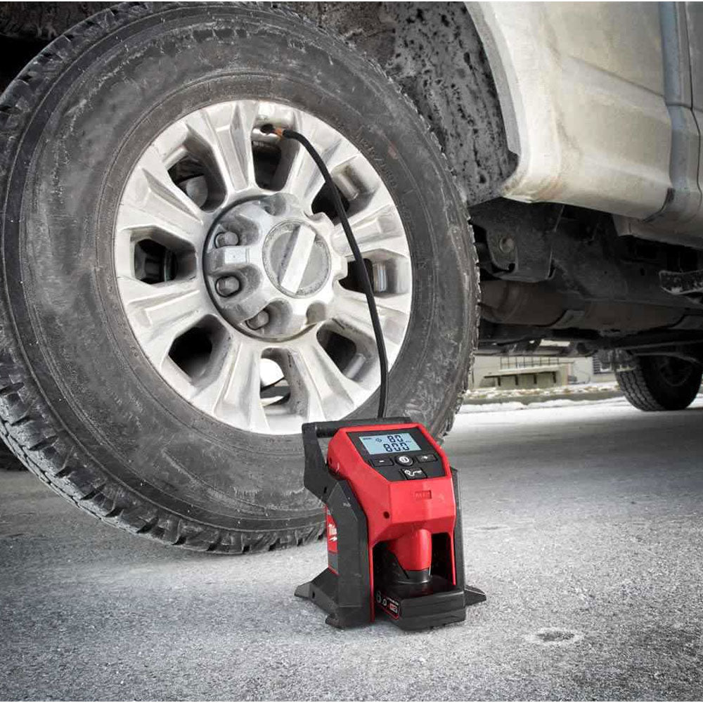 Milwaukee M12BI-0 M12 12V Compact Inflator with 1 x 2.0Ah Battery - MonkeyTools