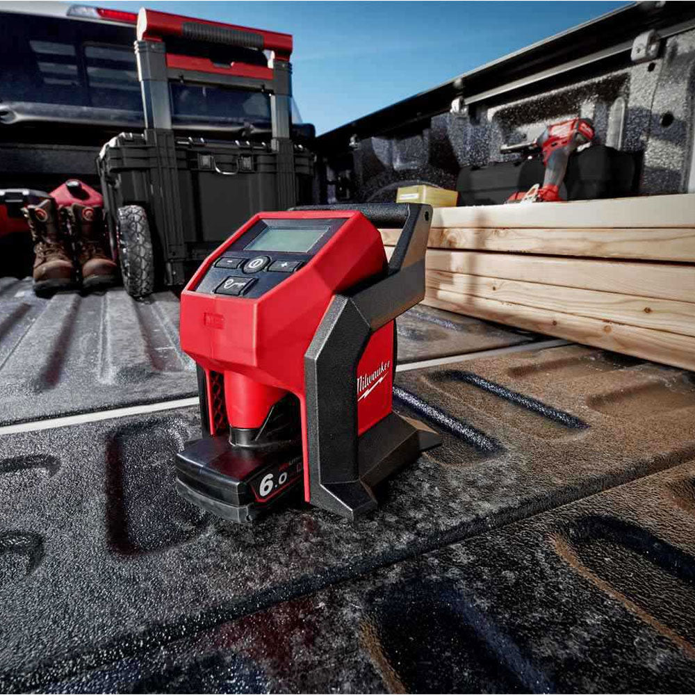 Milwaukee M12BI-0 M12 12V Compact Inflator with 1 x 4.0Ah Battery - MonkeyTools