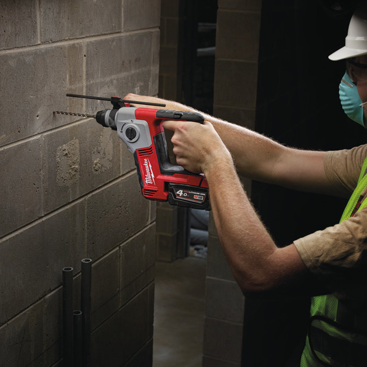 Milwaukee M18BH-0 18V SDS 2 Mode Hammer Drill Body Only 4933443320 - MonkeyTools