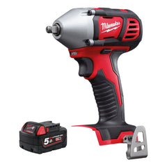 Milwaukee M18BIW38-0 18V 3/8" Compact Impact Wrench with 1 x 5.0Ah Battery