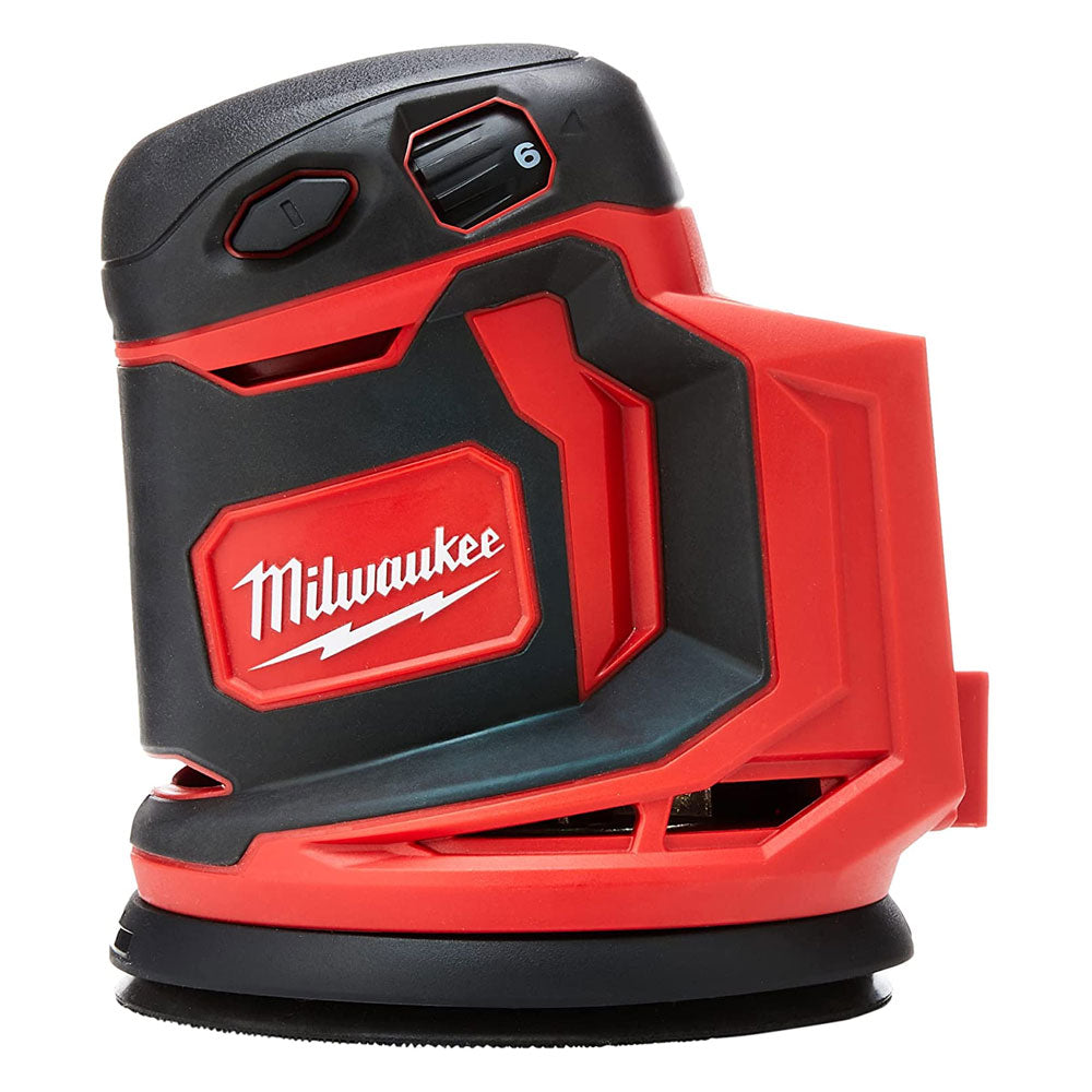 Milwaukee M18BOS125-0 18V 125mm Random Orbital Sander with 1 x 5.0Ah Battery Charger & Bag - MonkeyTools